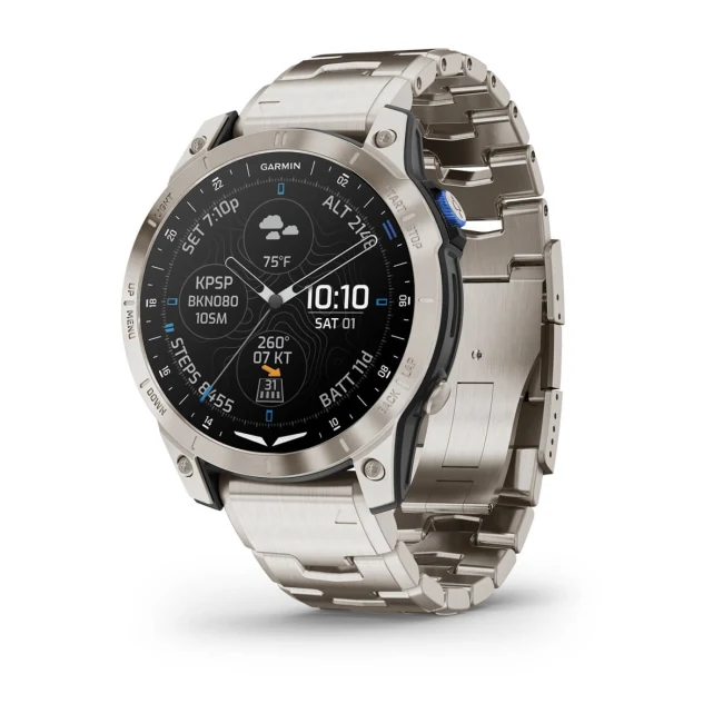 Garmin D2 Mach 1 bracelet titanium
